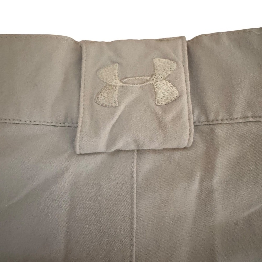 Under Armour Golf Men's Shorts-Nylon Stretch-Beige-Size 36-Gently Used - Picture 3 of 5